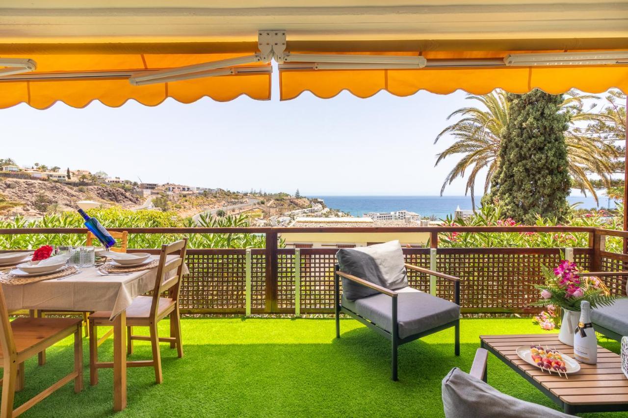 Appartamento Increible Terraza Con Vistas Al Mar En San Agustin Esterno foto