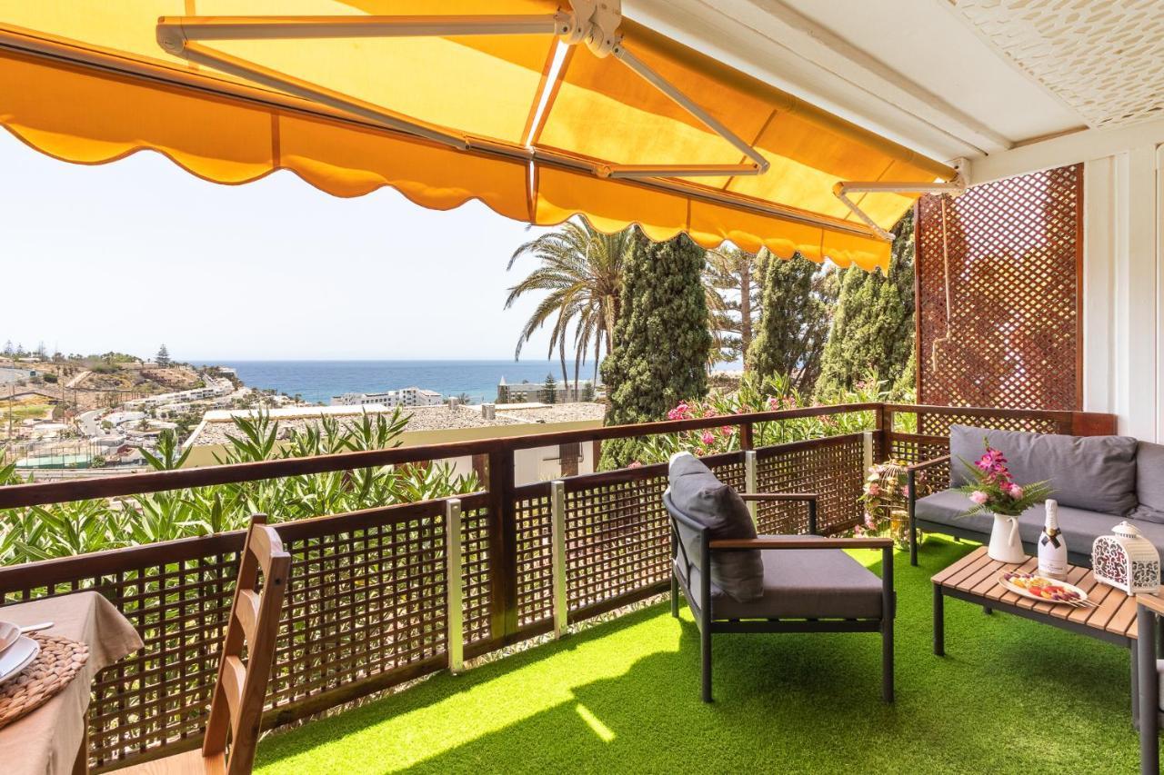 Appartamento Increible Terraza Con Vistas Al Mar En San Agustin Esterno foto