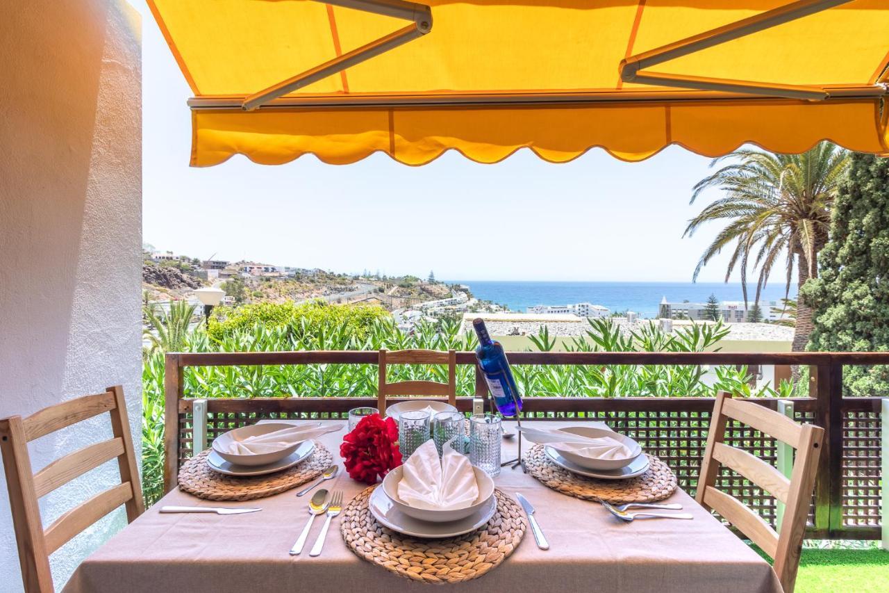 Appartamento Increible Terraza Con Vistas Al Mar En San Agustin Esterno foto